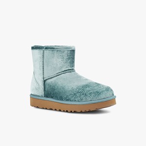 Ugg Classic Mini Velvet Stövlar Dam Vita/Gröna (982365XTW)